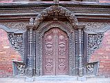 Kathmandu Patan Durbar Square 06 Carved Torana And Door To Sundari Chowk